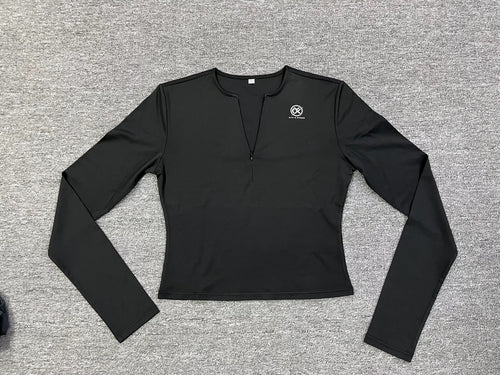 Cyx & Stone Essential Long Sleeve Performance Top – Black