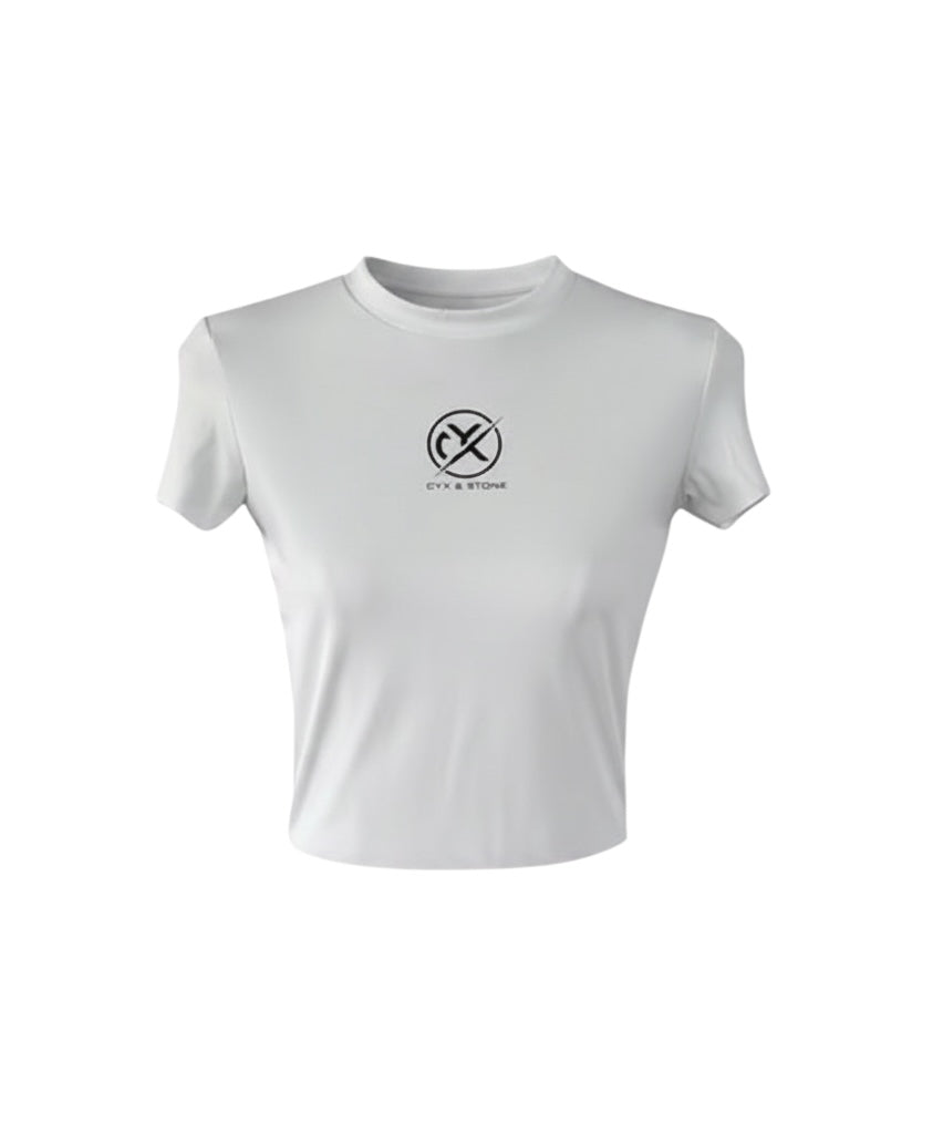 Cyx & Stone Performance Tee – White